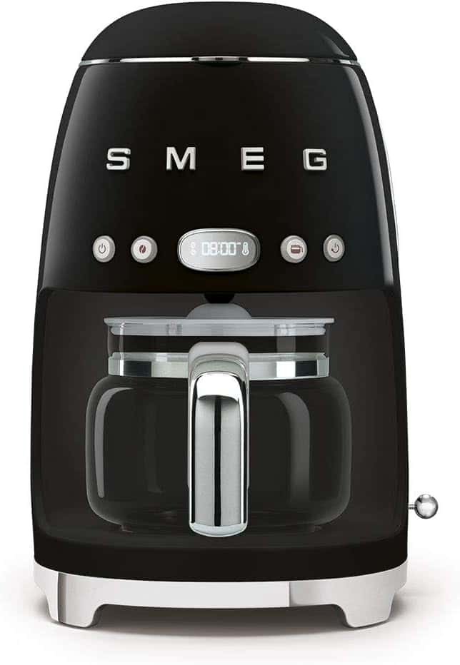Smeg 50’s Retro Style 10-Cup Drip Coffee Maker with Glass Carafe