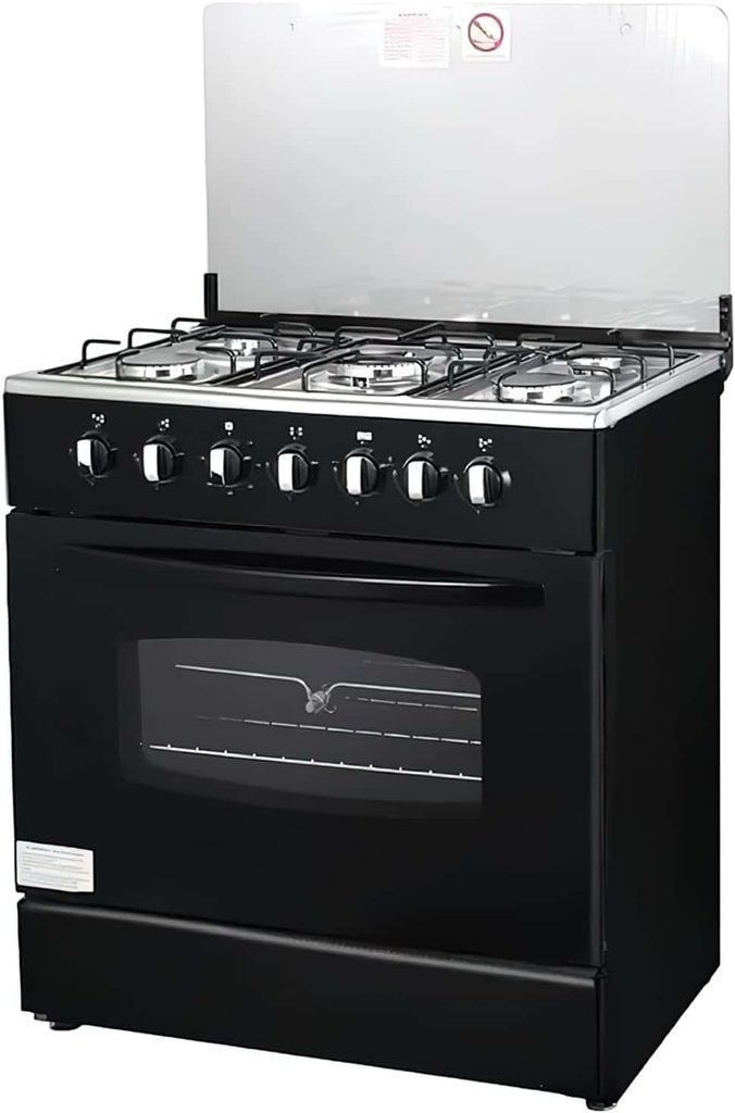 SoirFanTlio 28-Inch LPG Gas Range with Six-Burner Cooktop