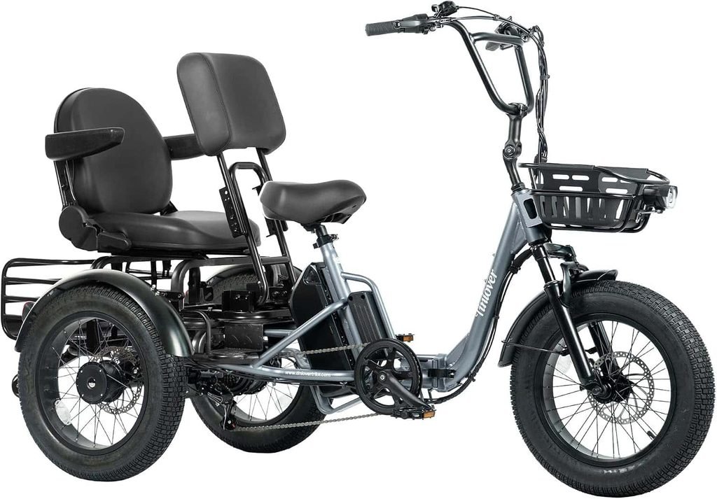 TINIOVER Folding Electric Tricycle