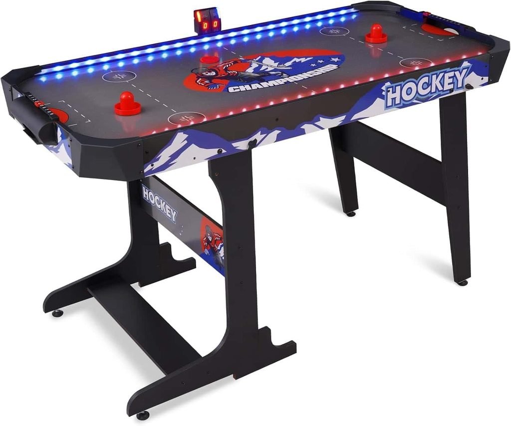 YODFEEN 57-Inch Foldable Air Hockey Table